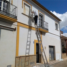 Pintado en fachada